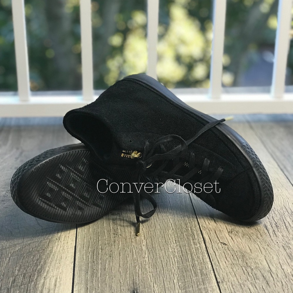 NWT Converse Ctas Modern HI Suede Black W AUTHENTI - Picture 6 of 8